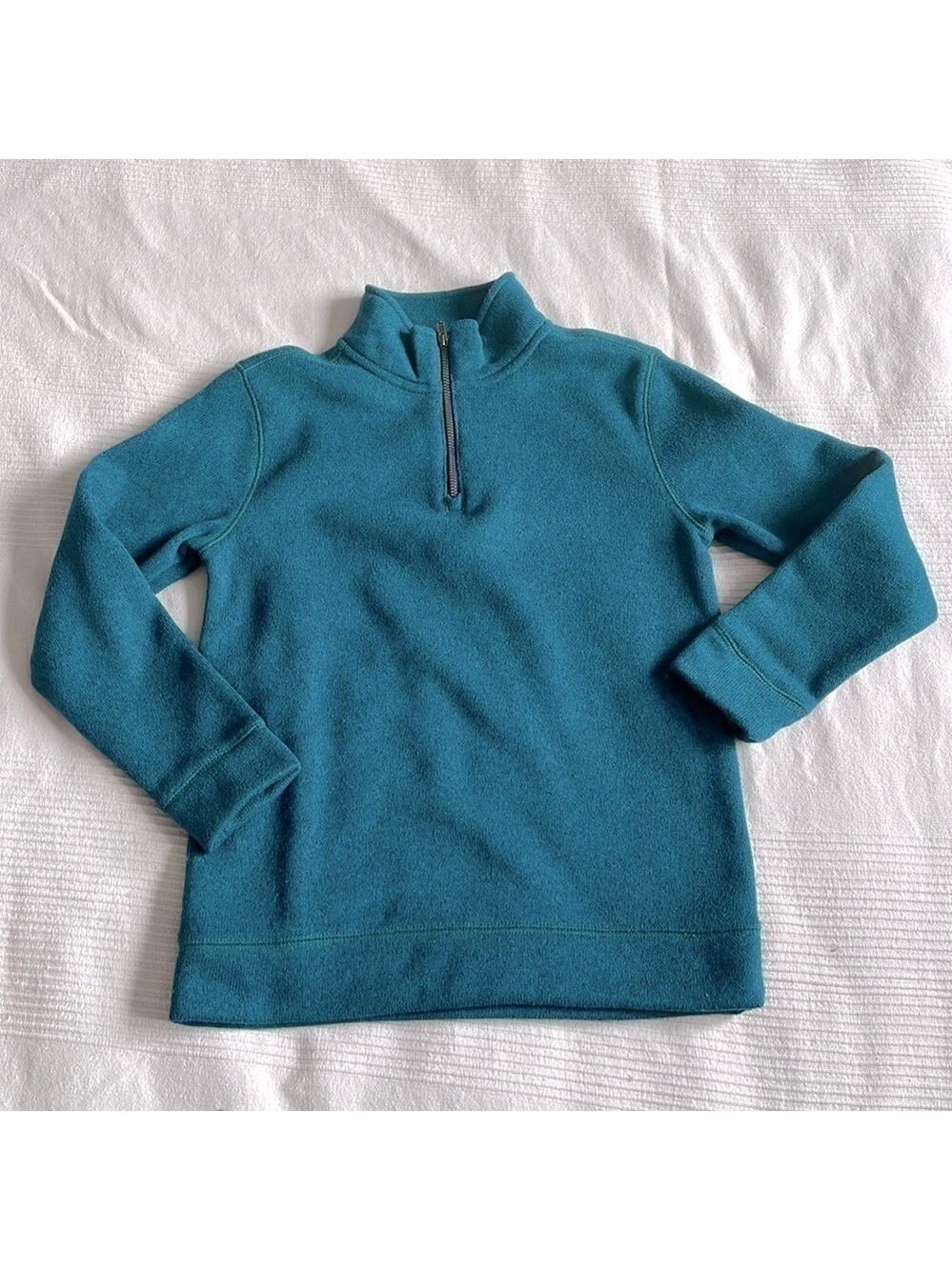 Old Navy Teal Quarter Zip Fleece Size 8